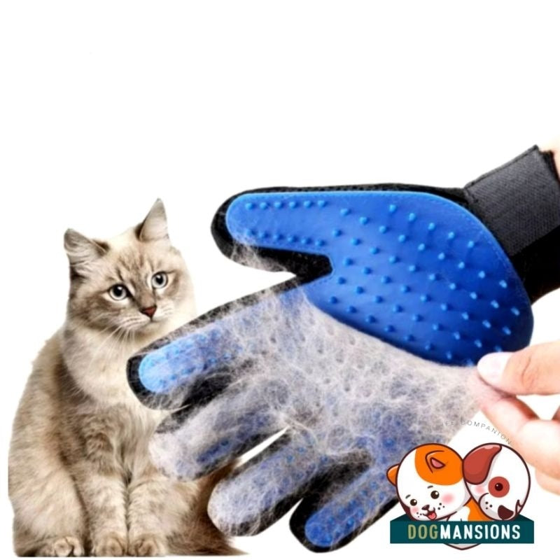 (Ready Stock) Pet Dog Cat Grooming Brush Glove Pet Hair Deshedding Comb Brush