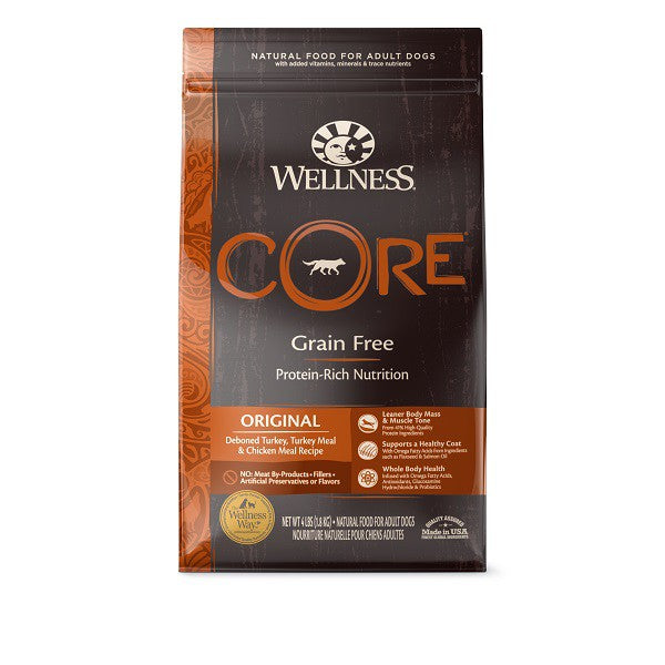 Wellness CORE Grain-Free Formula Dry Dog Food 4lb